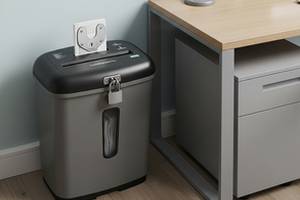 Poubelle papier confidentiel avec serrure pour bureau