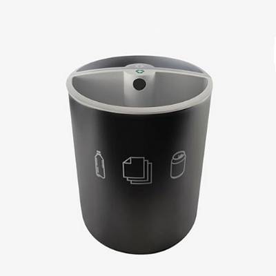 Corbeille bureau 2 compartiments