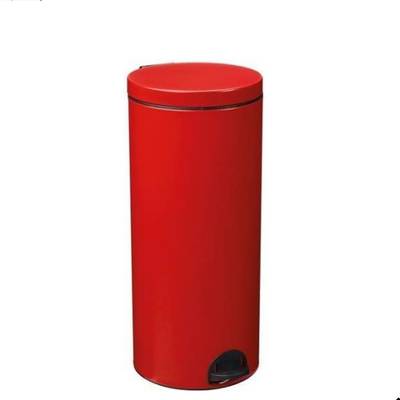 Poubelle rouge vintage